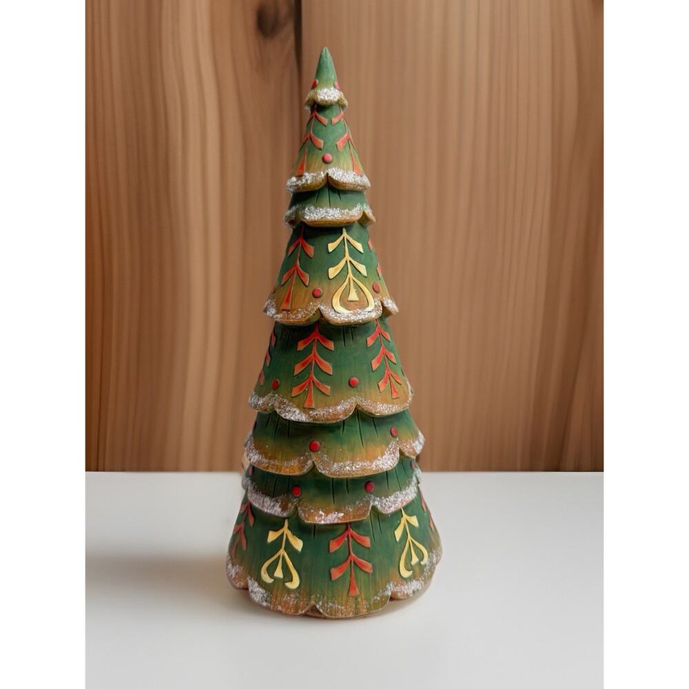 Demdaco Wonders of Christmas Season 2007 Old World Tree Judith Ann Griffith 8"